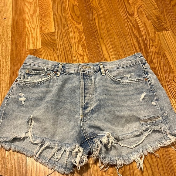 NWT AGOLDE Parker Vintage Cut Off Shorts Size 30 - Picture 7 of 17